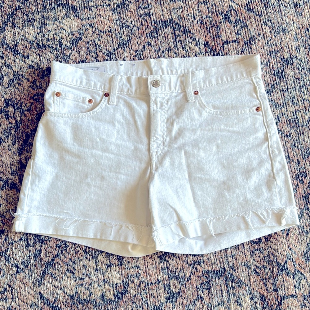 🌟Women’s Gap White Denim Shorts 5”